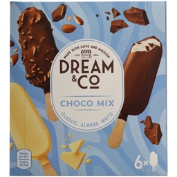 Dream&Co | Inghetata cu vanilie glazurata 6x120ml