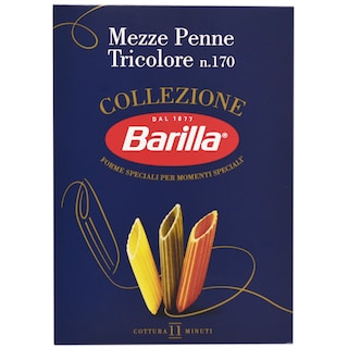 Barilla | Paste fainoase penne tricolore mezze 500g