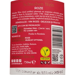 Schwaben Wein | Vin roze demidulce  0.75L
