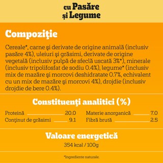 Pedigree | Hrana uscata pentru caini Adult mini, cu pasare si legume 2kg