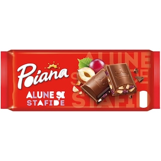 Poiana | Ciocolata cu alune si stafide 90g
