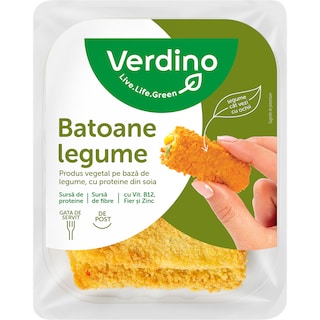 Verdino | Batoane de legume cu proteine din soia 200g