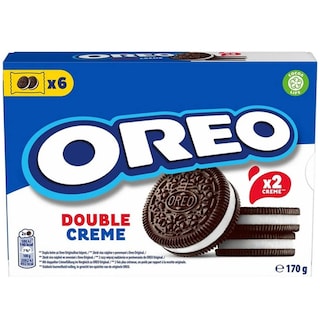 Oreo | Biscuiti cu cacao si crema cu aroma de vanilie 170g