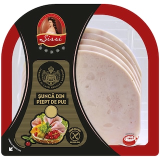 Sissi | Sunca din piept de pui felii 170g