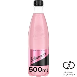 Schweppes | Apa tonica Pink Tonic Style 0.5L