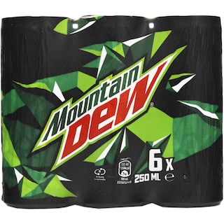 Mountain Dew | Bautura carbogazoasa cu gust de citrice 6x250ml