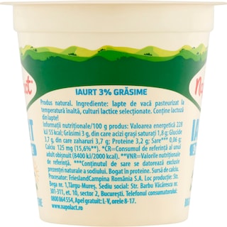 Napolact | Iaurt 3% grasime 140g