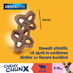 Pedigree | DentaStix | Hrana complementara pentru caini, 5-15kg, 68g