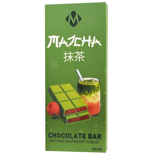 Melidya | Ciocolata cu matcha si zmeura 100g