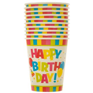 Susy Card | Pahar Happy Birthday 0.25l set 10 bucati