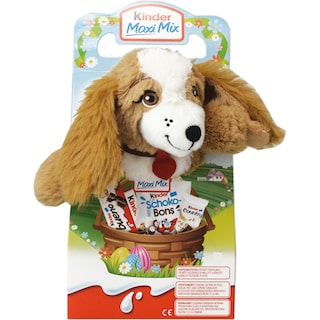 Kinder | Ciocolata Maxi Mix cu jucarie de plus, diverse modele 133g