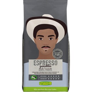 Rapunzel | Cafea Gusto espresso macinata, ecologica 250g