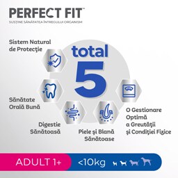 Perfect Fit | Hrana completa, uscata, bogata in pui, pentru caini adulti 825g