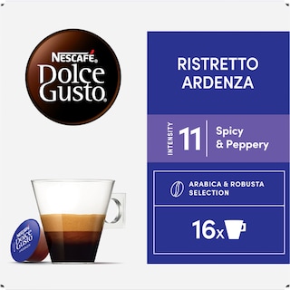 Nescafe | Dolce Gusto | Cafea Ristretto Ardenza, 16 capsule