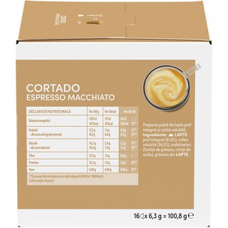 Nescafe | Dolce Gusto | Cafea Cortado Espresso Macchiato, 16 capsule
