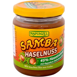 Rapunzel | Crema bio Samba cu alune de padure si ciocolata 250g