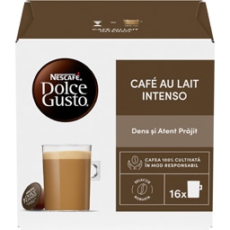 Nescafe | Dolce Gusto | Cafea Cafe au lait Intenso, 16 capsule