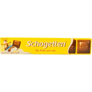 Schogetten | Ciocolata cu lapte si umplutura cu lapte, pentru copii 33g