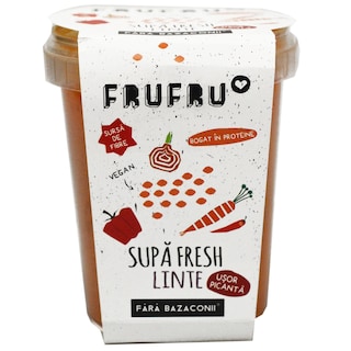 Frufru | Supa fresh linte usor picanta 450g