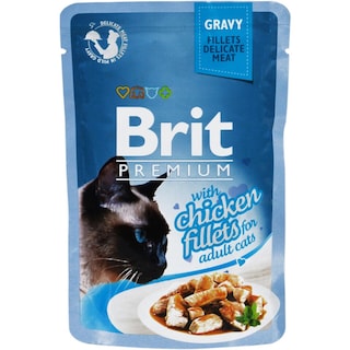 Brit Premium | File fraged de pui in sos  85g