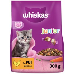 Hrana uscata pentru pui de pisica, cu pui 300g
