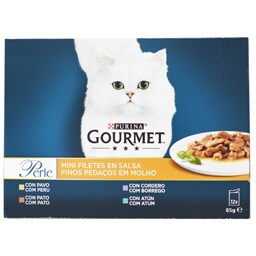 Gourmet Gold | Hrana umeda pentru pisici, cu ton, miel, curcan si rata in sos 12x85g