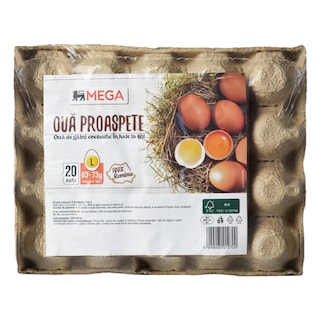 MEGA | Oua cod 2 marime L, 20 bucati