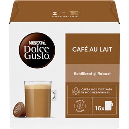 Nescafe | Dolce Gusto | Cafea Cafe au lait, 16 capsule