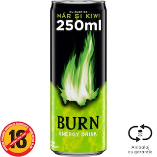 Burn | Bautura energizanta cu gust de mar si kiwi 250ml