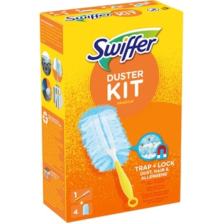 Swiffer | Pamatuf pentru praf, 1 maner + 4 rezerve