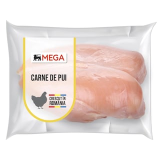 MEGA | Piept de pui dezosat fara piele, ambalat vacuum