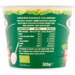 Napolact Bio | Smantana 25% grasime 300g