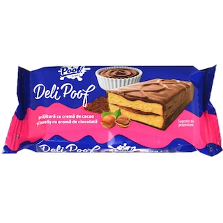 Dr. Oetker | Poof | Prajitura cu crema de cacao si glazura de cacao 39g