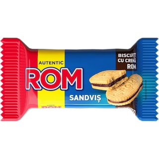 Rom | Biscuiti sandvis cu crema rom 36g