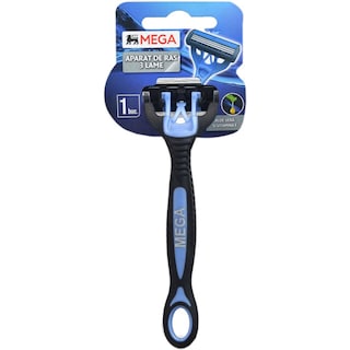 MEGA | Aparat de ras cu 3 lame, 1 bucata