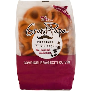 Grand Papa | Covrigei frageziti cu vin rosu 230g