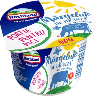 Hochland | Margelute de branza cu smantana 90g