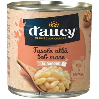 D'aucy | Fasole alba bob mare 326g
