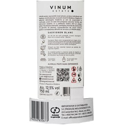 Vinum Estate | Vin alb sec Sauvignon Blanc 0.75L