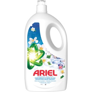 Ariel | Detergent lichid Breeze of Greek Island, 80 spalari 3.6L