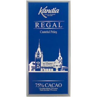 Kandia | Regal | Ciocolata amaruie 75% cacao, Castelul Peles 85g