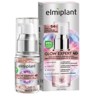 Elmiplant | Ser cu perle, pentru ochi, impotriva cearcanelor & antirid 15ml