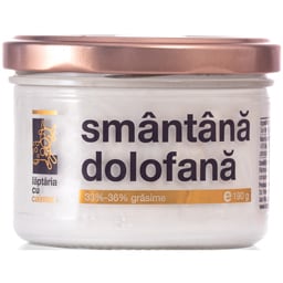 Laptaria cu caimac | Smantana dolofana min. 33% grasime 190g