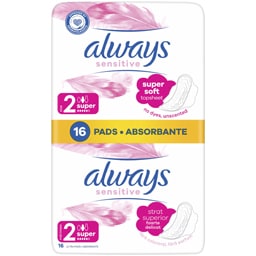 Always | Sensitive | Absorbante Sensitive Super, 16 bucati