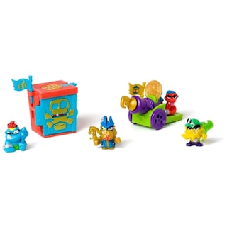 Piratix | Set 4 figurine, Piratix, Golden Treasure, Captain King Roar