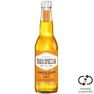 Solveza | Bere aromata, agave si lamaie 0.33L