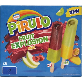 Pirulo | Inghetata Fruit Explosion Mix 6x45g