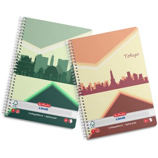Herlitz | Caiet A5 matematica, 70 file, cu spira