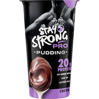 Stay Strong | Budinca proteica din lapte, cu cacao 200g
