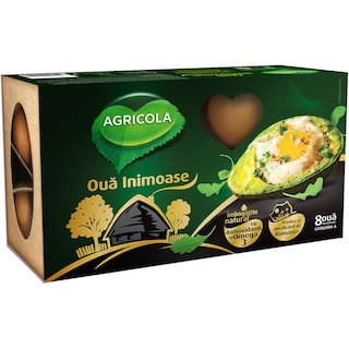 Agricola | Oua cu Omega 3 cod 2, 8 bucati